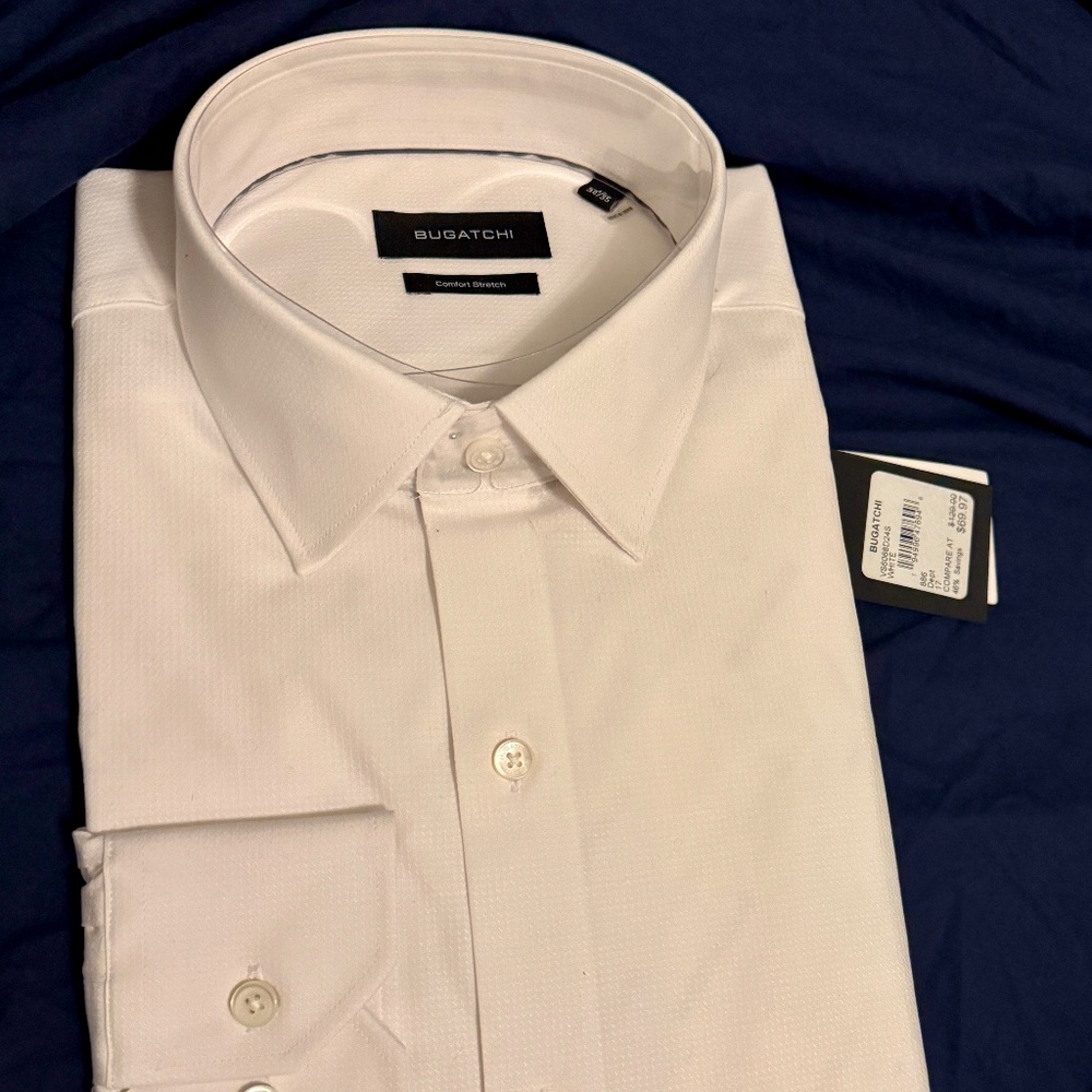 Bugatchi Dress Shirt New w/tags 17 34/35
